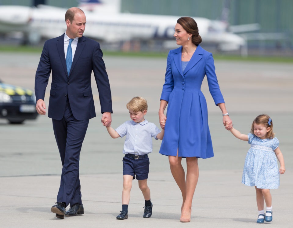 Duke and Duchess of Cambridge leaves Poland