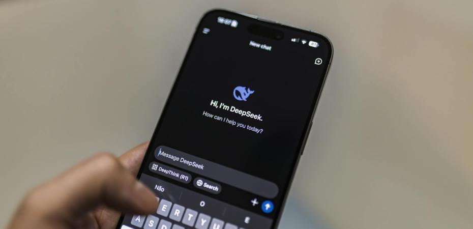 mobile ai chatbot interface on smartphone