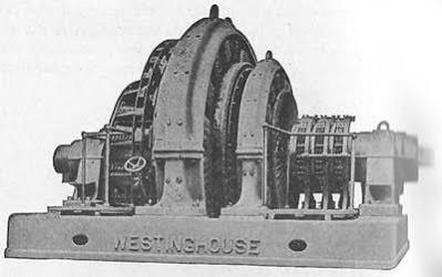 Westinghouse markalı elektrik mühərriki modeli.