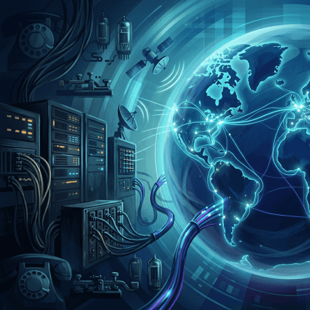 Evolution of global communication and interconnected world